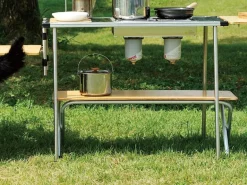 Bamboo Folding Bench Long - Renewed