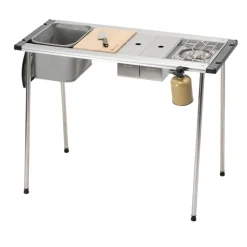 Iron Grill Table Camp Kitchen Starter Set