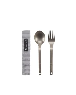 Titanium Fork & Spoon Set
